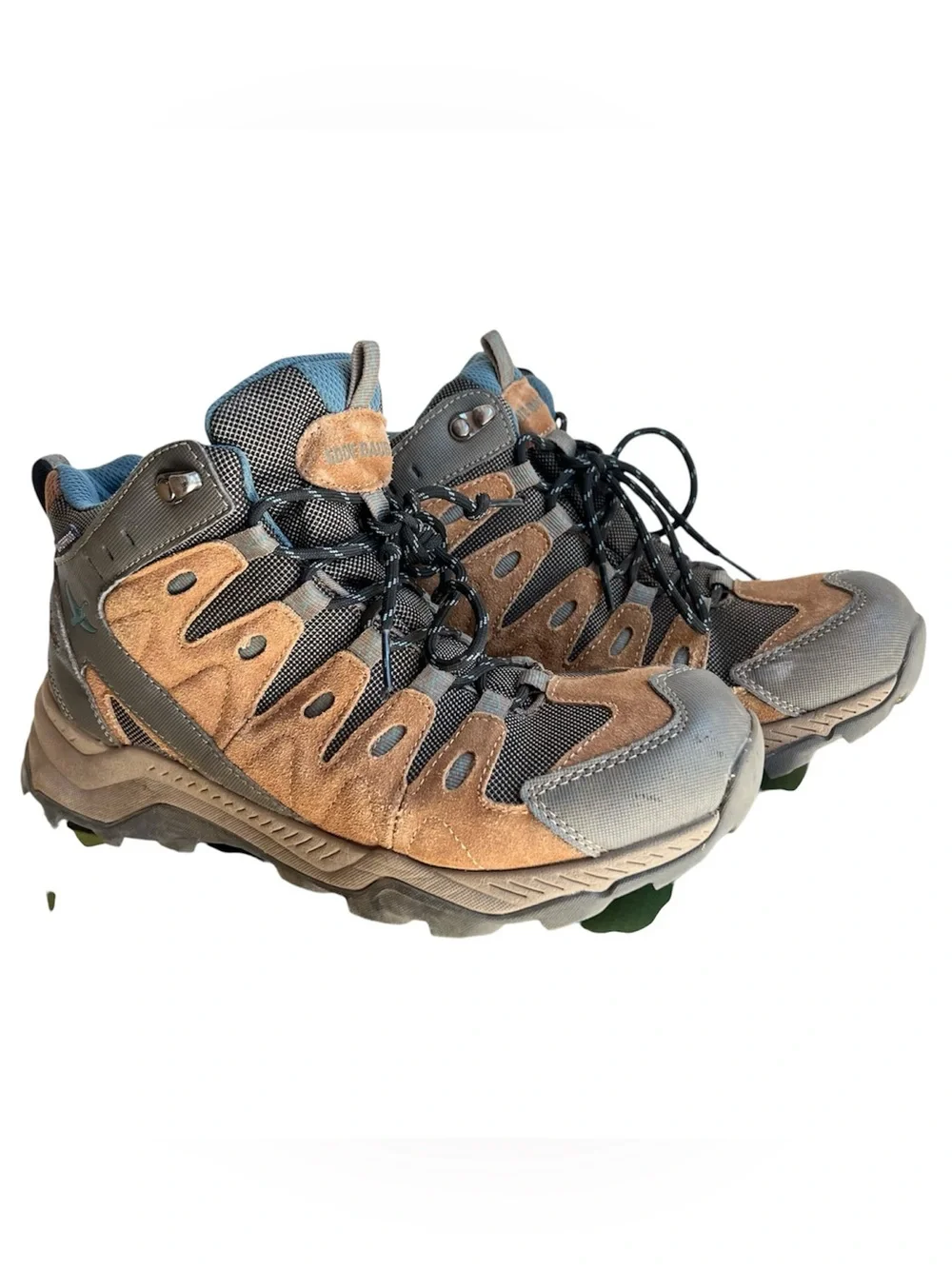 Eddie Bauer Women's Tan and Gray Waterproof Hiking Boots 9.5m